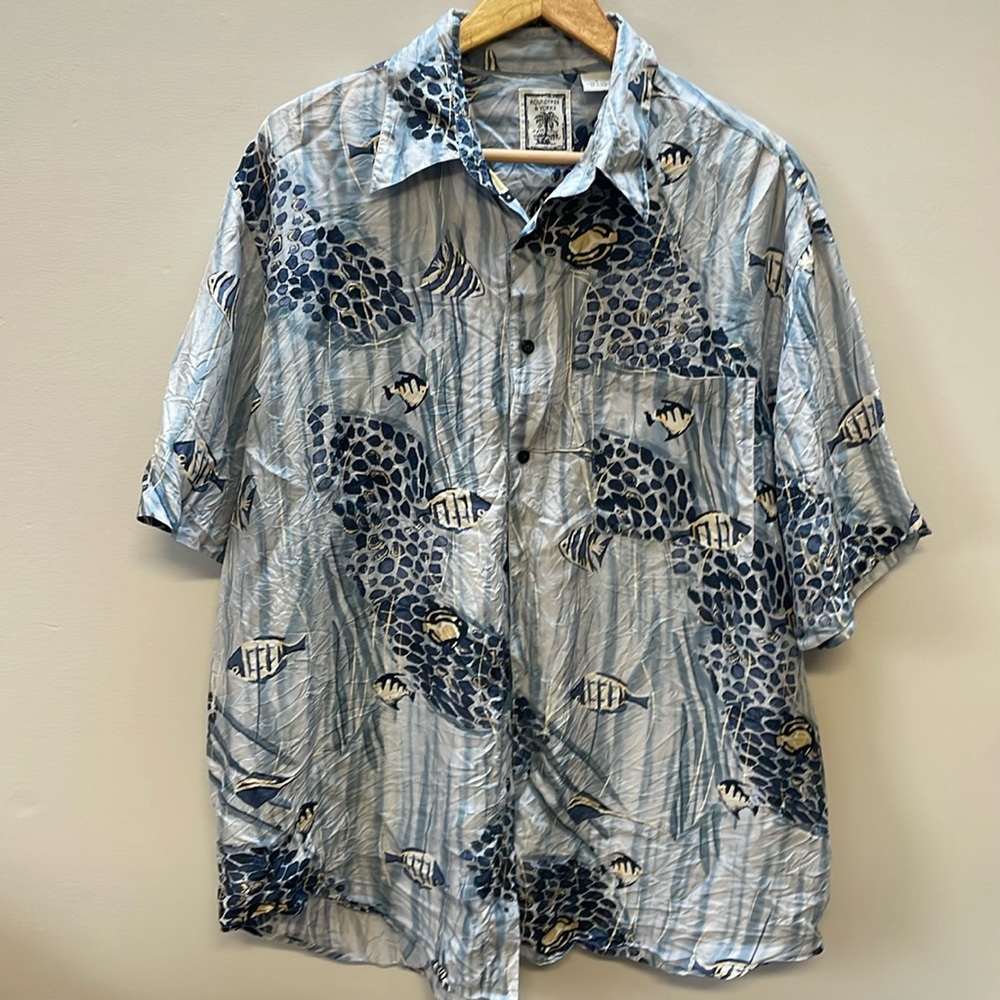 100% Silk Button Down